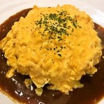 デ ニーロ - 半熟玉子のオムデミグラスパンケーキ♡