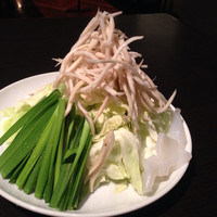 博多もつ鍋 やま中 赤坂店 - 野菜〜(^｡.^)v