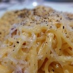 ローマ風濃厚卵のカルボナーラスパゲティアップ