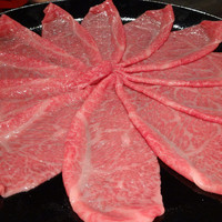 炭火焼肉 なかはら - 悶絶コース しゃぶしゃぶ用サーロイン