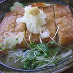 阿武隈うどん 正伍郎 - 炙りきつねうどん