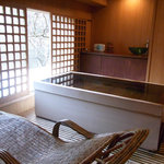 明神館 - 2010年5月：部屋の露天風呂