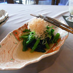 明神館 - 2010年5月：小松菜。新鮮な感じ。