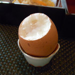 明神館 - 2010年5月：朝食の玉子。