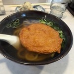 Teuchi Udon Katsumi - がん天うどん
                      
                      タコ入りの丸天がのったうどん。揚げたての丸天が入りスープにコクがでた感じでおいしく頂きました。
                       (*´ڡ`●)
                      
                      麺のかたさもリクエストできるらしいので今度はかためにしようと思います。
