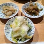 天ぷらめし 金子半之助  - 副菜３兄弟
