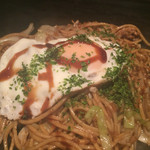 子ぶた家 - 甘口ソースと青海苔かけた