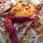 男は黙って前を行け 一宮店 - 汁なしカラシビ（アップ）