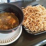 拉麺二段 - 男煮干しつけめん特盛全粒粉麺仕様950円／平成27年7月