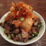 塩らー麺 本丸亭 - まんま丼（だっけな？）キムチ＋チャーシュー