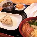 Nuchigusui - ソーキそばランチ、食後デザートかコーヒーが付いてます