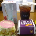 マクドナルド - ソーセージエッグマフィンセット500円。