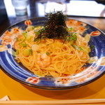 先斗入ル - 九条葱と海老とたらこバター京風（950円）