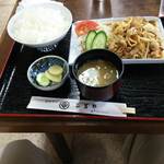 手打そば 三芳野 - 焼き肉ランチ