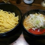 麺処 花田 - 辛味噌つけめん(\960)