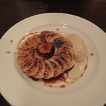 Le Bol - バナナのタルト ラムとライムのキャラメルソース 紅茶のアイスクリーム添え