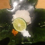 日本料理 晴山 - 鱧落とし　自家製柚子胡椒