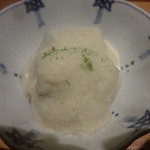 日本料理 晴山 - 鱧揚げ　鱧の子ソース