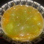 日本料理 晴山 - 二種のブドウゼリー