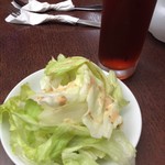 Kafe Supattsu - セットのサラダとドリンク（+260円）