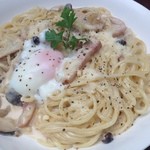 Kafe Supattsu - スパゲッティ・カルボナーラ（950円）