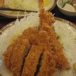 巣鴨ときわ食堂 庚申塚店 - ミックスフライ定食（2015.7）