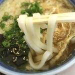 Shirakawa Soba - きざみうどん：麺リフト