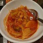 肉の米内 - 冷麺の辛味