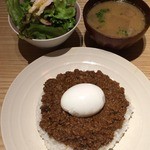 ワ カフェ エイム - キーマカレーを初めていただきました。