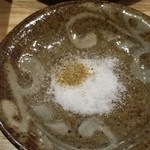 はてなのちゃわん - 鱧につける塩と胡椒