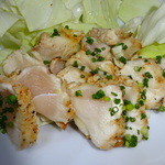 赤鳥 - エンゼル焼き。地鶏の胸肉旨みがあります。