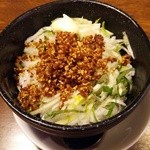 ゆきむら亭 - ミニサクサクうま挽き肉丼 291円