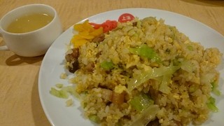 Shanhai Daishokudou - 焼豚レタスチャーハン