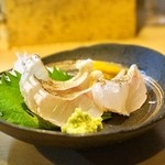 割烹くずし 徳多和良 - 2015.7 黄はた刺（432円）