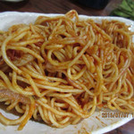 肉の神納屋 - 鉄板の赤スパゲティ