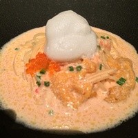 オステリア ブッビーノ - ウニとズワイガニの冷製パスタ