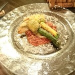 ラ フラスケッタ 純や - 花ズッキーニフリット(2015.07)