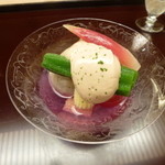 天神橋 青木 - 野菜の焚きあわせ（冷製）