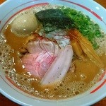 麺屋　むじゃき - 海老むじゃきそば780円＋味玉