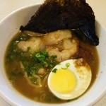 はま寿司 - 濃厚魚介とんこつラーメン 380円（税別）