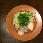 つけ麺本舗 辛部 - リャンサイ  (つけ麺の具)