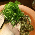 つけ麺本舗 辛部 - のりねぎつけ麺  小  のアップ〜❤️