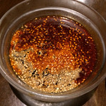 つけ麺本舗 辛部 - つけ汁  4倍