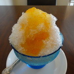 材木座カフェ - 杏子カキ氷