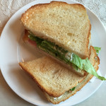 鴻巣cafe - ハムチーズレタスサンド