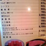 肉の米内 - メニュー②