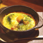 アカリ - ウニとあおさのりのグラタン