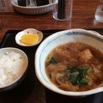 釜半 - きしめん定食のおかず無し