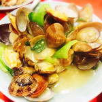 赤坂珉珉 - アサリと青菜炒め