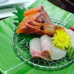 野の花焼山荘 - お刺身